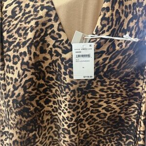 Good American Wild Leopard Pattern Dress